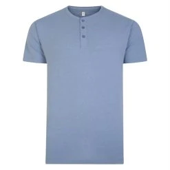 Bigdude Grandad T-Shirt Denim Marl Tall