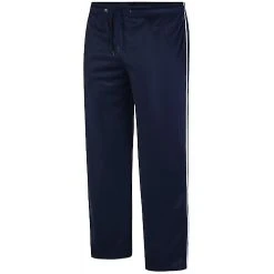 Bigdude Zipped Hem Tracksuit Bottoms Navy
