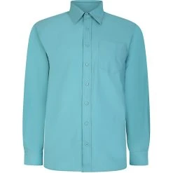Bigdude Classic Long Sleeve Poplin Shirt Green