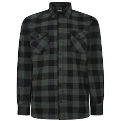 Bigdude Checked Overshirt Green/Black