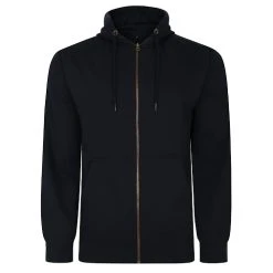 Bigdude Original Full Zip Hoody Navy Tall
