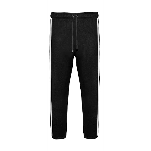 Bigdude Twin Stripe Joggers Black - Image 2