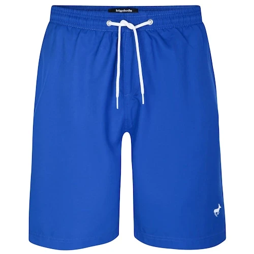 Bigdude Plain Swim Shorts Royal - Image 2