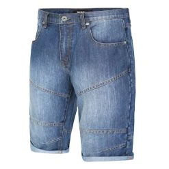 Bigdude 3/4 Length Denim Shorts Mid Wash