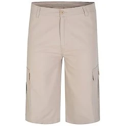 Bigdude Cropped Cargo Trousers Taupe