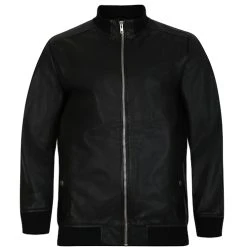 Tooting & Brow Leather Jacket Black