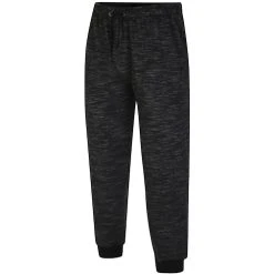 Bigdude Space Dye Cuffed Joggers Black