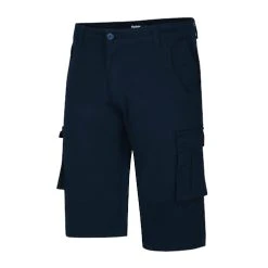 Bigdude Stretch Twill 3/4 Length Cargo Shorts Navy