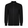Bigdude Zip Thru Baseball Jacket Black
