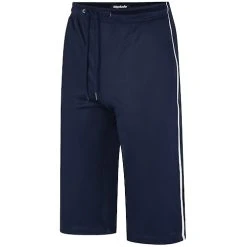 Bigdude Cropped Tricot Joggers Navy
