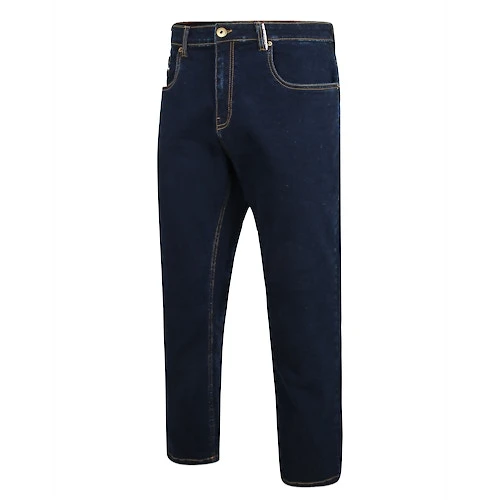 Bigdude Stretch Jeans With Selvedge Finish Raw Wash