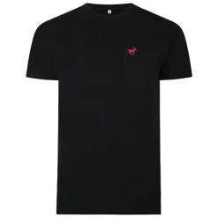 Bigdude Signature Pocket T-Shirt Black/Red