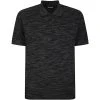 Bigdude Vintage Inkjet Marl Polo Shirt Black