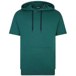 Bigdude Short Sleeve Hoody Green Tall