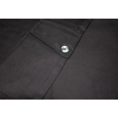 Bigdude Elasticated Waist Cargo Trousers Black - Image 6