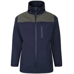 Bigdude Showerproof Windbreaker Jacket Navy/Khaki