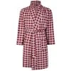 Bigdude Lightweight Dressing Gown Red/White