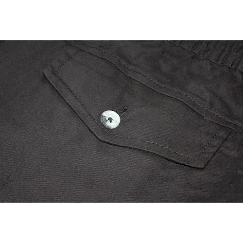 Bigdude Elasticated Waist Cargo Trousers Black - Image 5