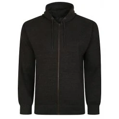 Bigdude Original Full Zip Hoody Charcoal Tall