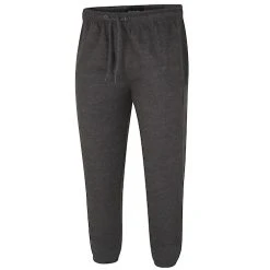 Bigdude Basic Cuffed Joggers Charcoal