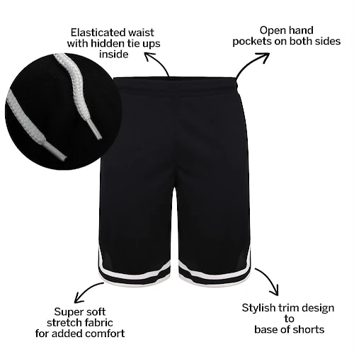 Bigdude Performance Shorts Black - Image 3