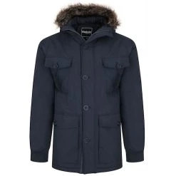 Bigdude Multi Pocket Parka Navy