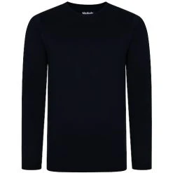 Bigdude Long Sleeve T-Shirt Navy Tall