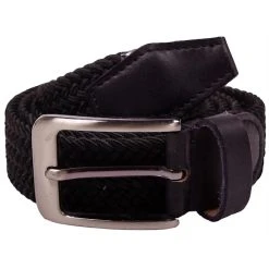 Robbie Stretch Braided Belt Black