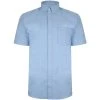 Bigdude Oxford Short Sleeve Shirt Light Blue
