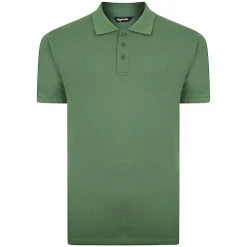Bigdude Plain Polo Shirt Deep Green
