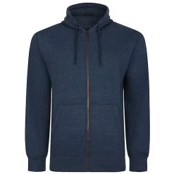 Bigdude Original Full Zip Hoody Dark Denim Tall