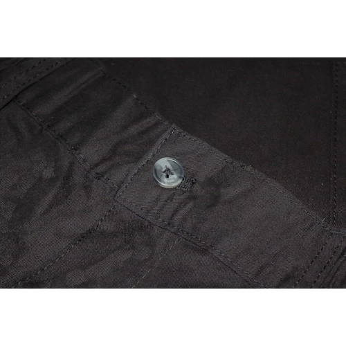 Bigdude Elasticated Waist Cargo Trousers Black - Image 4