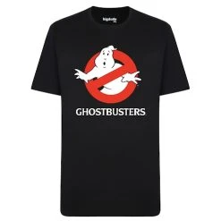 Bigdude Official Ghostbusters Print T-Shirt Black
