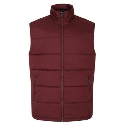 Bigdude Padded Gilet Burgundy