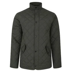 Bigdude Classic Quilted Jacket Khaki