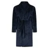 Bigdude Plain Fleece Dressing Gown Navy