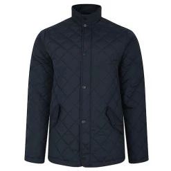 Bigdude Classic Quilted Jacket Navy