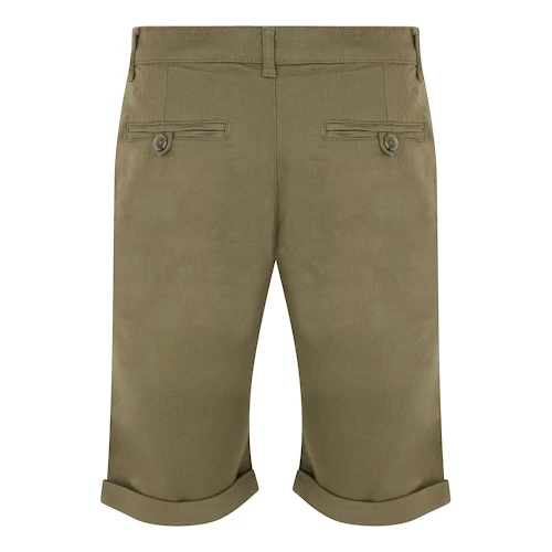 Bigdude Stretch Chino Shorts Light Khaki - Image 4