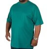 Bigdude Plain Crew Neck T-Shirt Green Tall