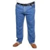 Bigdude Elasticated Waist Jeans Mid Wash