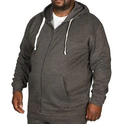 Bigdude Essentials Hoody Charcoal Marl Tall