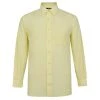 Bigdude Classic Long Sleeve Poplin Shirt Lemon Tall