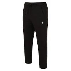 Bigdude Open Hem Loop Back Joggers Black