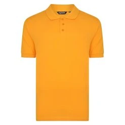 Bigdude Plain Polo Shirt Orange Tall