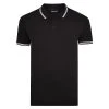 Bigdude Tipped Polo Shirt Black