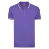 Bigdude Tipped Polo Shirt Purple