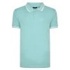 Bigdude Tipped Polo Shirt Turquoise
